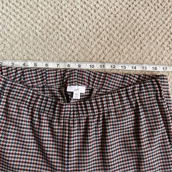 NWT J.jill houndstooth leggings Pants plaid cuffed size 16 petite women - Picture 9 of 12
